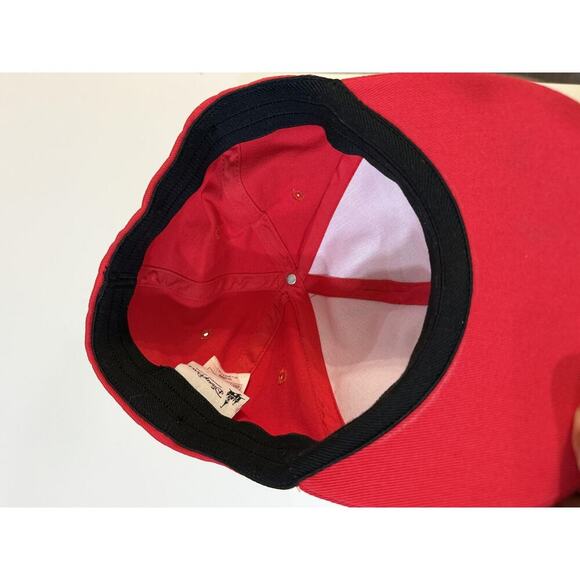 Disney Parks Hat Cap Snap Back Red Graphic Art Rock Guitar Music Adult Unisex - Picture 6 of 6